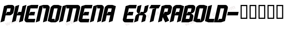 Phenomena ExtraBold字体转换